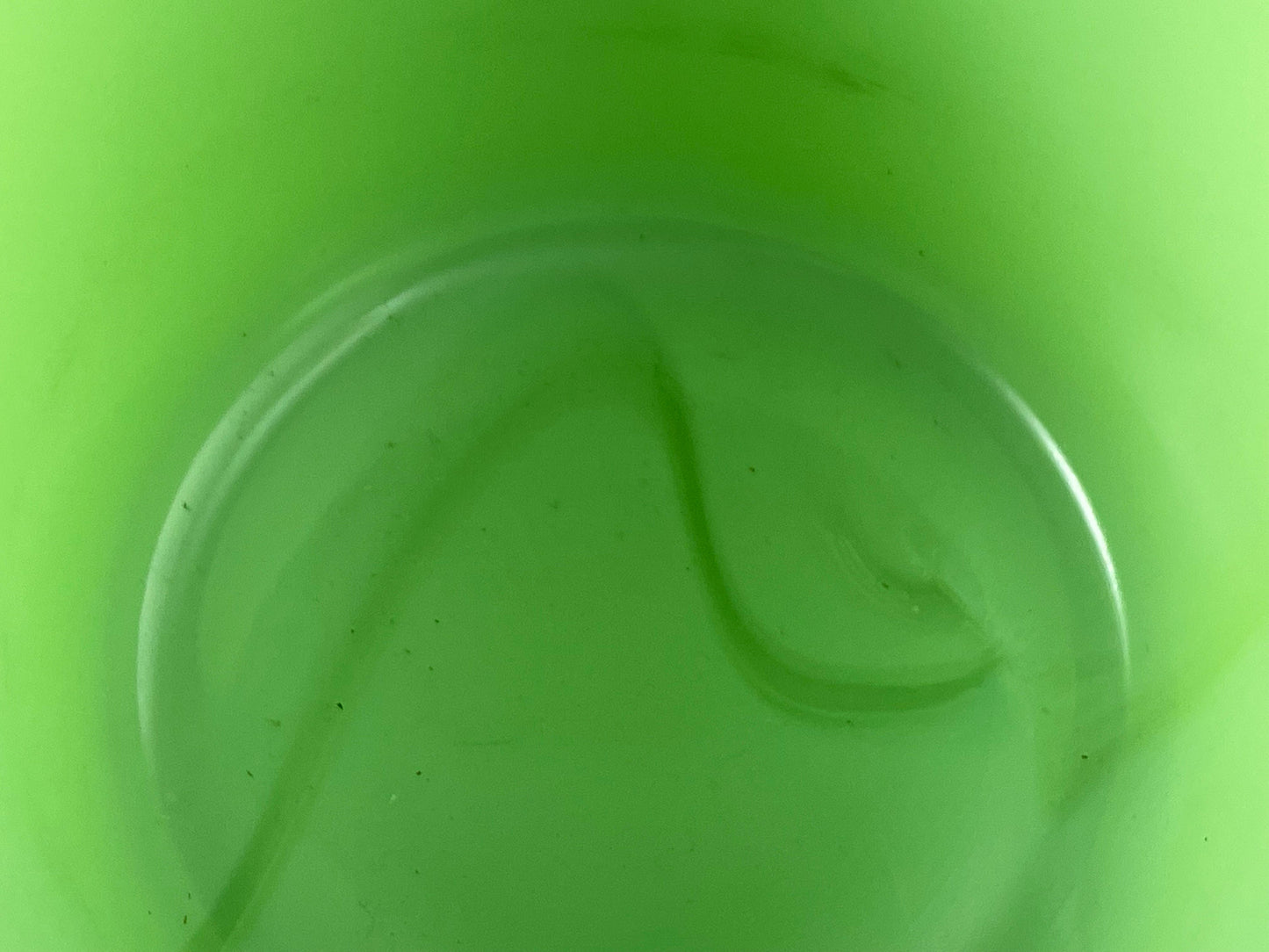 McKee Jadeite Uranium 5" Refrigerator Dish/Canister, Without Lid, 1930s