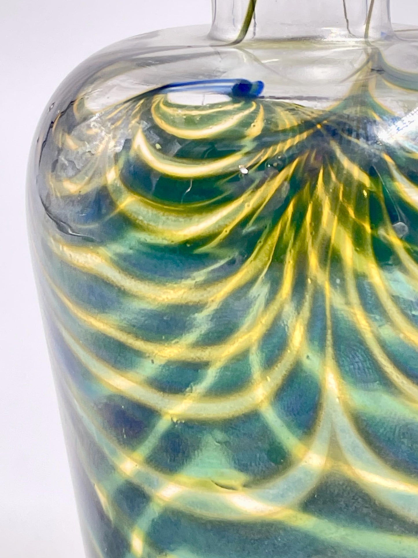 Signed Robert Held Skookum Art Glass Vase, 1980s Canadian Art Glass