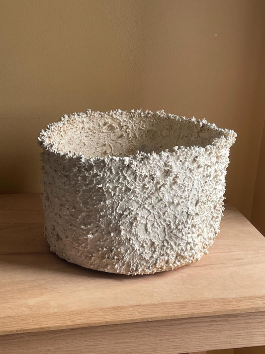 Large Coral Encrusted Undersea Aluminum Pot
